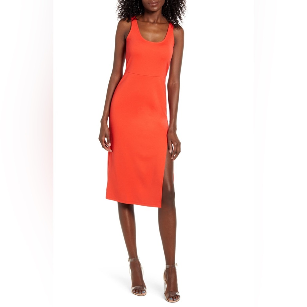 NWT Leith Bodycon slit dress